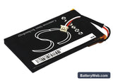 Magellan RoadMate 1212 Replacement Battery, 3.7V, 1100mAh, Li-Polymer 3
