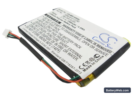 Magellan RoadMate 1400 Replacement Battery, 3.7V, 1300mAh, Li-Polymer 1