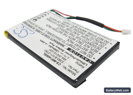 Magellan RoadMate 1400 Replacement Battery, 3.7V, 1300mAh, Li-Polymer 2