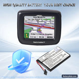 Magellan RoadMate 2000 Replacement Battery, 3.7V, 1250mAh, Li-ion 6