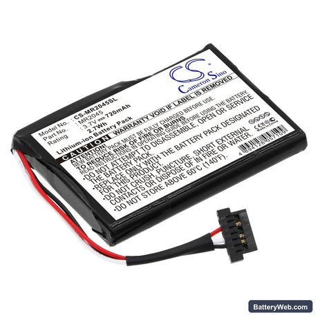 Magellan RoadMate 2145T-LM Replacement Battery, 3.7V, 720mAh, Li-ion 1
