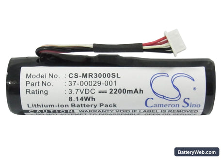 Magellan RoadMate 3000 Replacement Battery, 3.7V, 2200mAh, Li-ion 5
