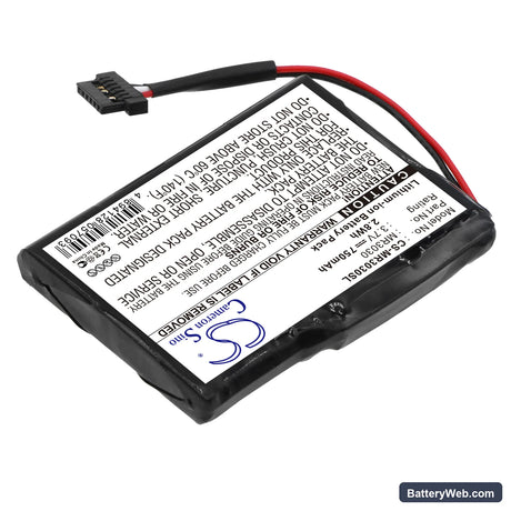 Magellan RoadMate 3030 Replacement Battery, 3.7V, 750mAh, Li-ion 2