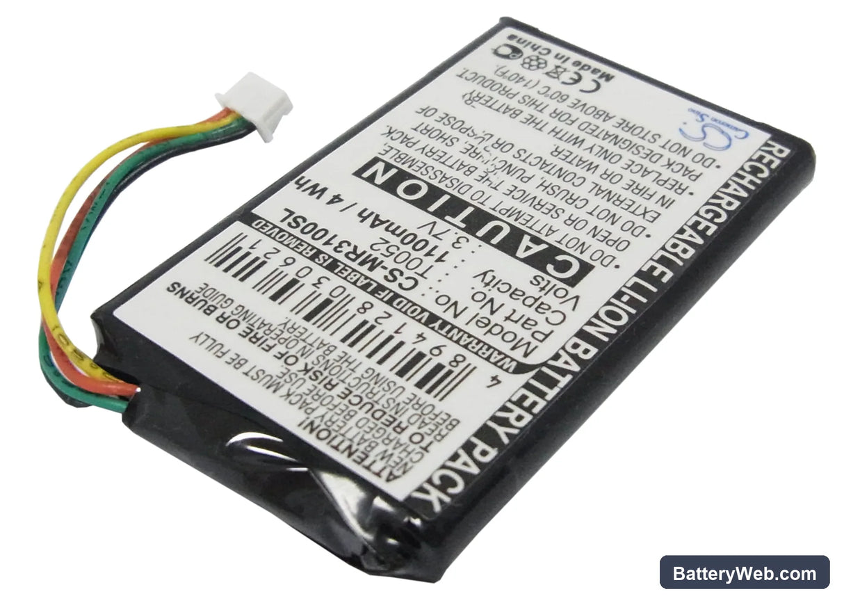 Magellan Maestro 3000 Replacement Battery, 3.7V, 1100mAh, Li-ion 2