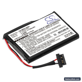 Magellan Maestro 3140 Replacement Battery, 3.7V, 750mAh, Li-ion 1