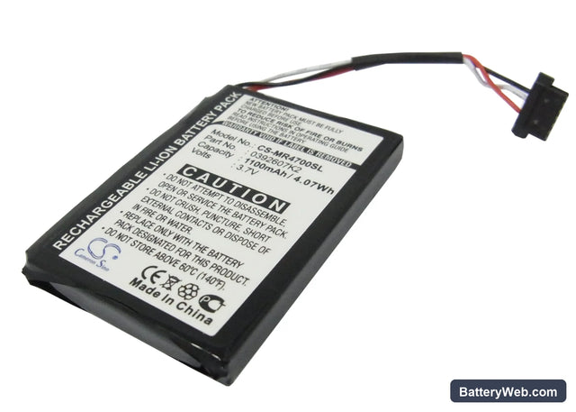 Magellan Maestro 4700 Replacement Battery, 3.7V, 1100mAh, Li-ion 1