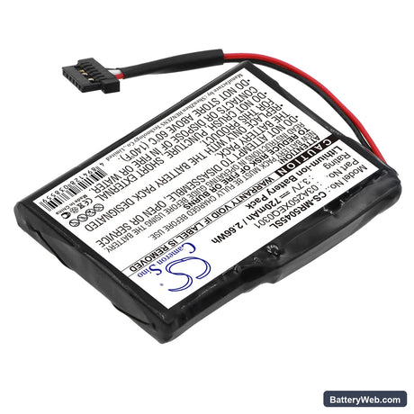 Magellan RoadMate 5045 Replacement Battery, 3.7V, 720mAh, Li-ion 2