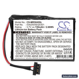 Magellan RoadMate 5045 Replacement Battery, 3.7V, 720mAh, Li-ion 3
