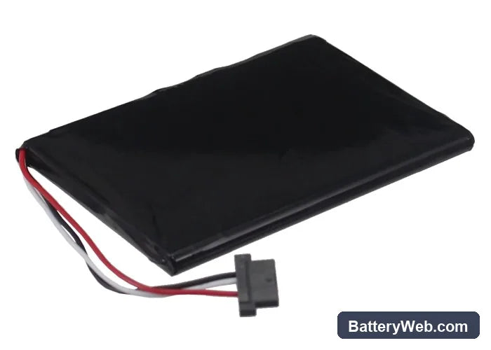 Magellan RoadMate 5175TLM Replacement Battery, 3.7V, 1300mAh, Li-ion 1