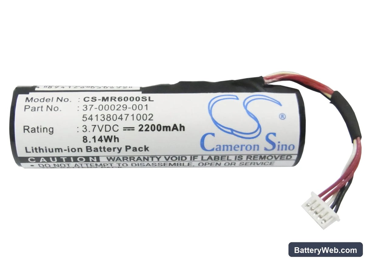 Magellan RoadMate 6000 Replacement Battery, 3.7V, 2200mAh, Li-ion 5