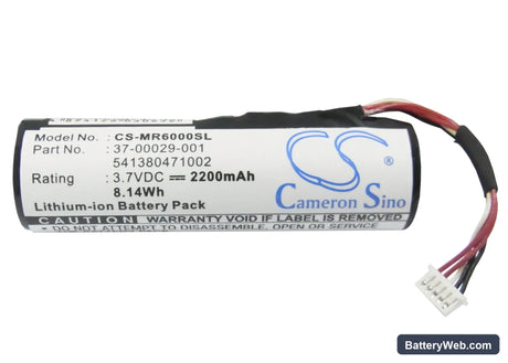Magellan RoadMate 6000 Replacement Battery, 3.7V, 2200mAh, Li-ion 5