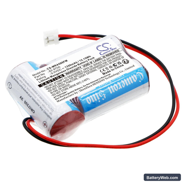 McMurdo A5 Replacement Battery, 9V, 1350mAh, Li-MnO2 1