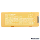 Mindray BeneHeart C Replacement Battery, 12V, 4200mAh, Li-MnO2 5