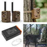 Moultrie Edge Replacement Battery, 10.8V, 5000mAh, Li-ion 6