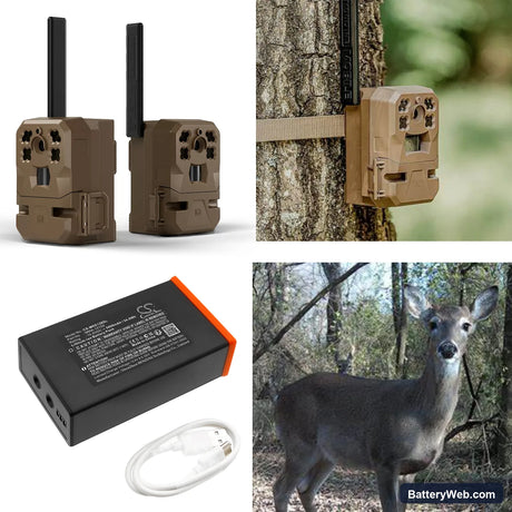 Moultrie Edge Replacement Battery, 10.8V, 5000mAh, Li-ion 6