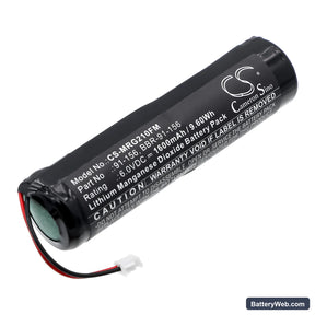 McMurdo FastFind Replacement Battery, 6V, 1600mAh, Li-MnO2 1