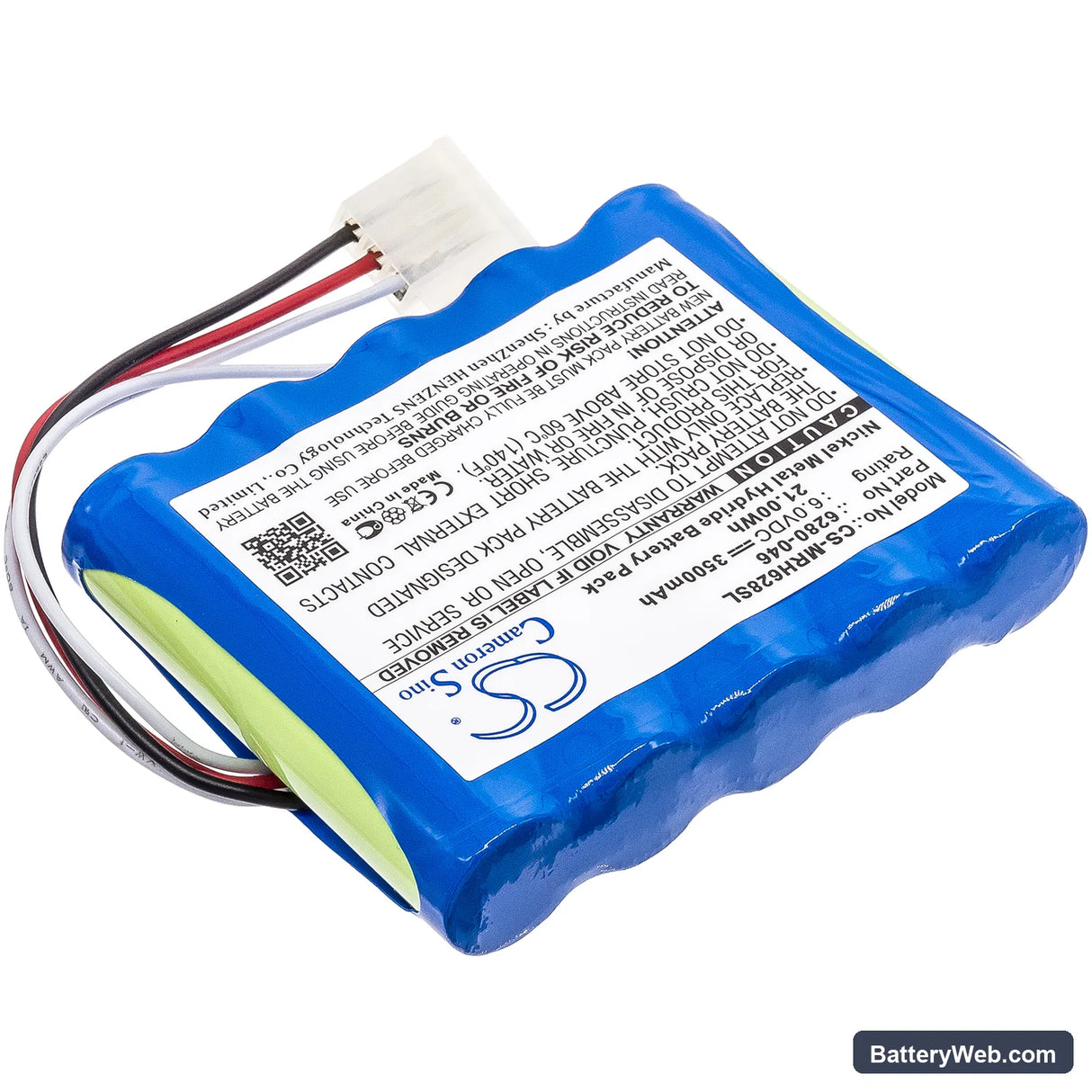 Monarch BBX Replacement Battery, 6V, 3500mAh, Ni-MH 2