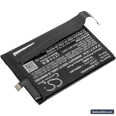 Poco F3 GT 5G Replacement Battery, 3.87V, 4900mAh, Li-Polymer 2