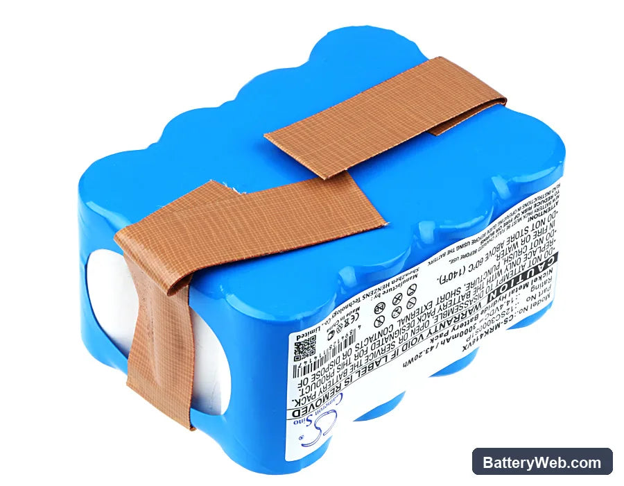 Fun Beat VacuSmart 700 Replacement Battery, 14.4V, 3000mAh, Ni-MH 3