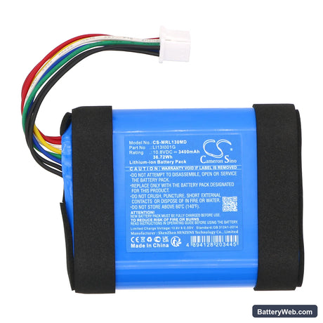 Mindray LI13I001G Replacement Battery, 10.8V, 3400mAh, Li-ion 3