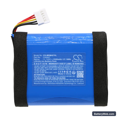 Marshall Middleton Replacement Battery, 11.1V, 3350mAh, Li-ion 3