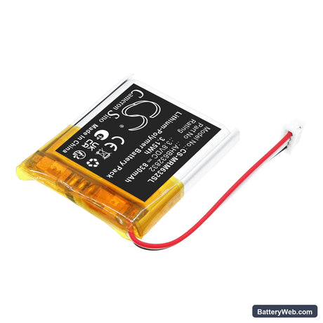 Marshall Major V Replacement Battery, 3.8V, 830mAh, Li-Polymer 2