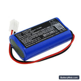 Mindray SP1 Replacement Battery, 7.4V, 2600mAh, Li-ion 1