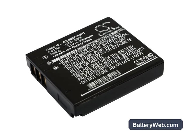 3M MPro 110 Micro Projector Replacement Battery, 3.7V, 1050mAh, Li-ion 1