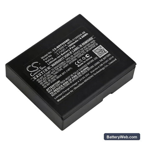 Mindray Oxymetre Pouls PM60 Replacement Battery, 3.7V, 1800mAh, Li-ion 1