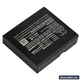 Mindray Oxymetre Pouls PM60 Replacement Battery, 3.7V, 1800mAh, Li-ion 2