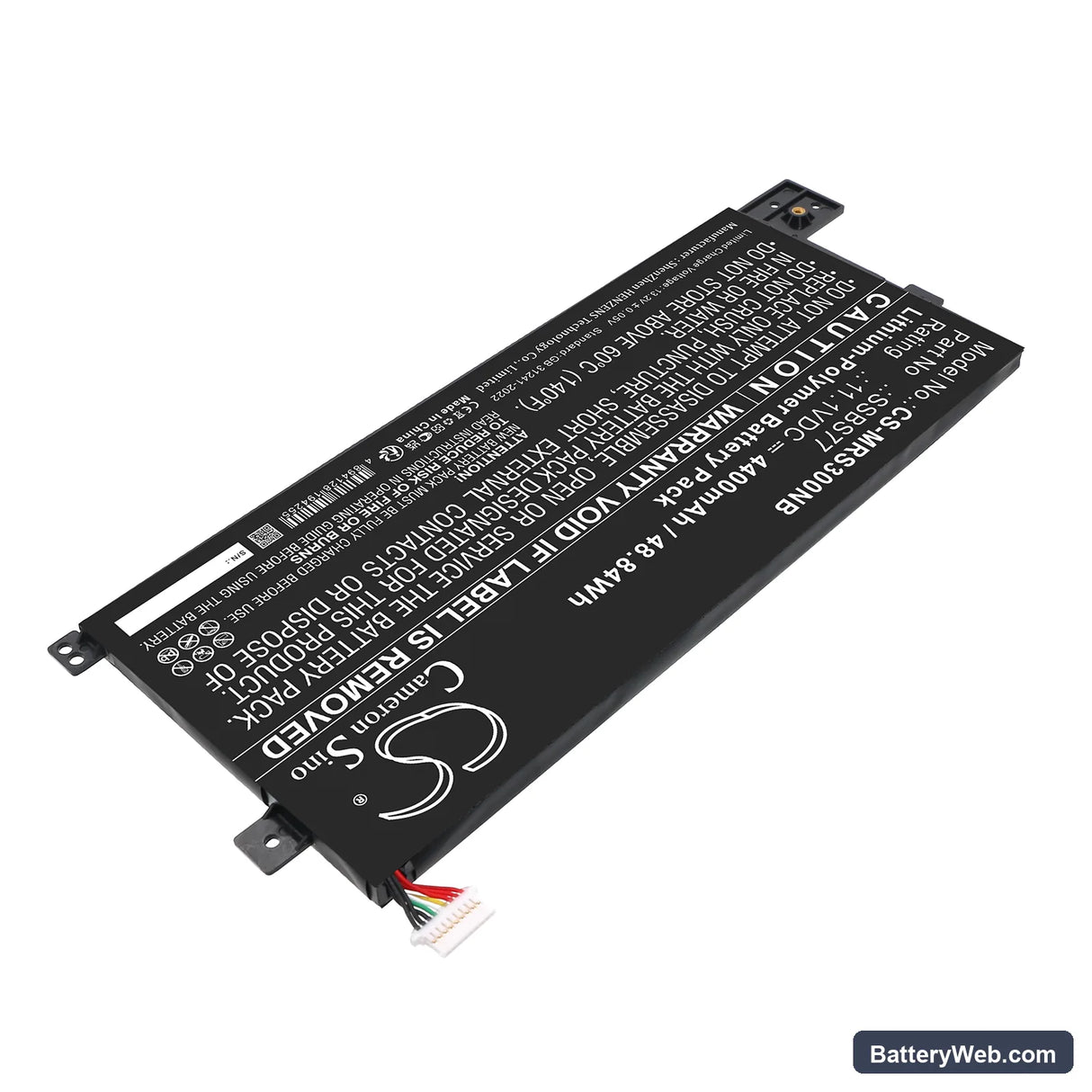 Mechrevo S3 Pro Replacement Battery, 11.1V, 4400mAh, Li-ion 2