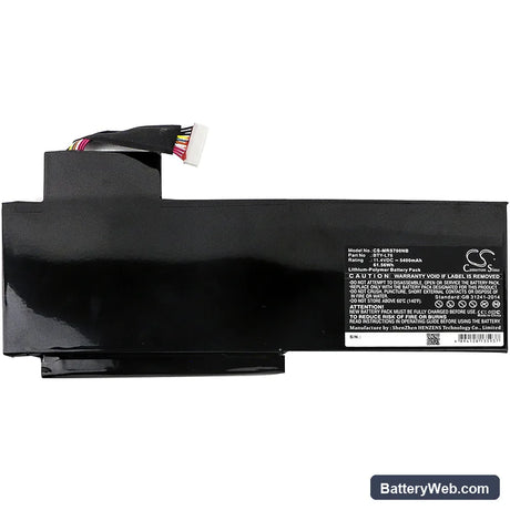 Schenker XMG C703 Replacement Battery, 11.4V, 5400mAh, Li-Polymer 3