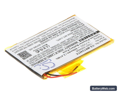 Rii mini i24 Replacement Battery, 3.7V, 650mAh, Li-Polymer 2