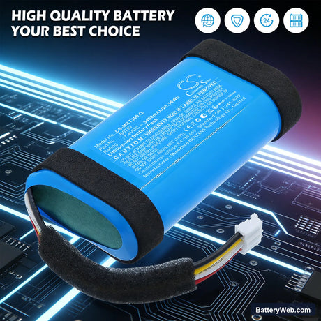Marshall Emberton 3 Replacement Battery, 7.4V, 3400mAh, Li-ion 7