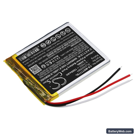 RoadMate 7771T-LMB Replacement Battery, 3.7V, 1500mAh, Li-Polymer 2