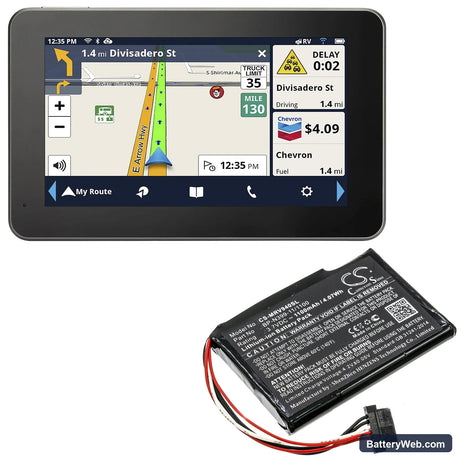 Magellan RoadMate RV 9490T-LMB Replacement Battery, 3.7V, 1100mAh, Li-ion 6
