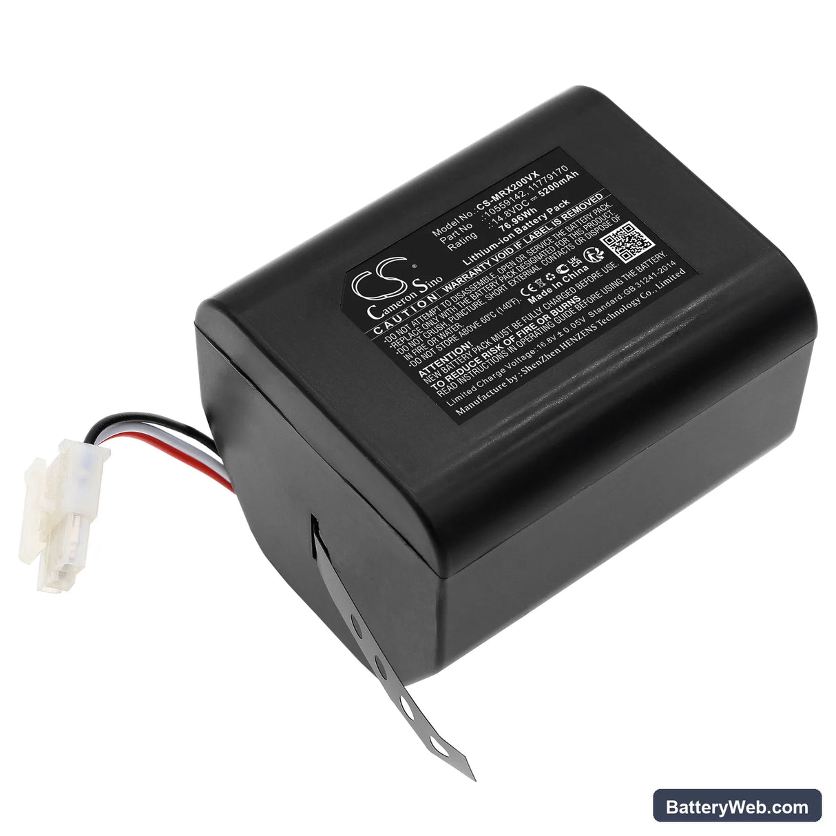 Miele Scout RX2 Replacement Battery, 14.8V, 5200mAh, Li-ion 1