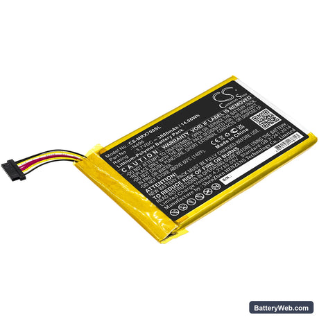 Magellan TRX7 Replacement Battery, 3.7V, 3800mAh, Li-Polymer 1