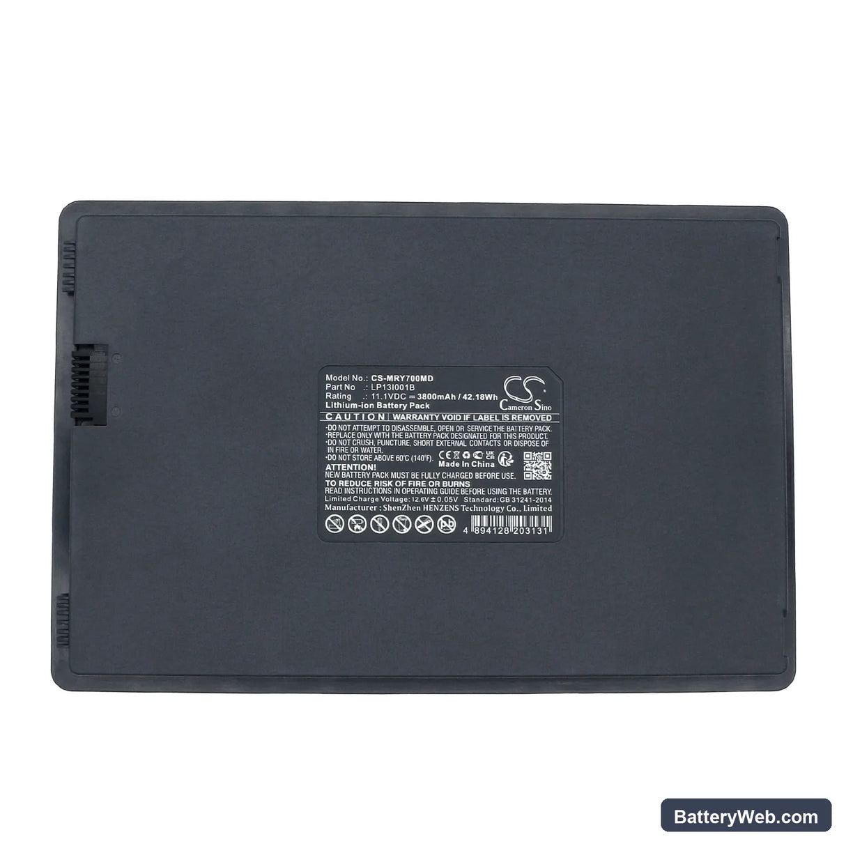 Mindray EPM Replacement Battery, 11.1V, 3800mAh, Li-ion 5