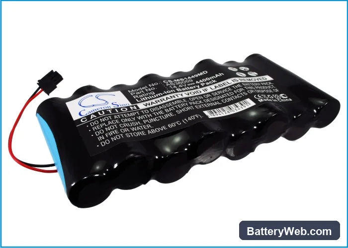 Critikon Systems Dinamap Plus 8710 Replacement Battery, 14.4V, 4400mAh, Li-ion 2