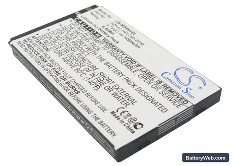 Gigabyte GSmart MS804 Replacement Battery, 3.7V, 1200mAh, Li-ion 1