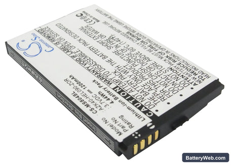 Gigabyte GSmart MS804 Replacement Battery, 3.7V, 1200mAh, Li-ion 2