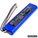 Micronix MSA338 Replacement Battery, 4.8V, 4000mAh, Ni-MH 2