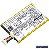 Zebra SB1 TSD Scanner Replacement Battery, 3.7V, 1100mAh, Li-Polymer 2