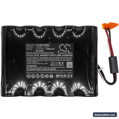 Siemens Monitor SC7000 Replacement Battery, 12V, 5000mAh, Ni-CD 3