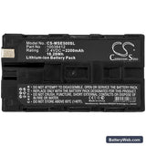 ICCNexergy 5000 Replacement Battery, 7.4V, 2200mAh, Li-ion 3