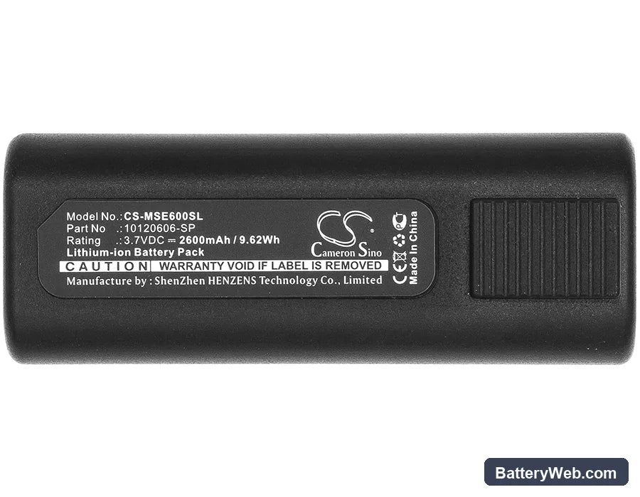MSA E6000 TIC Replacement Battery, 3.7V, 2600mAh, Li-ion 5