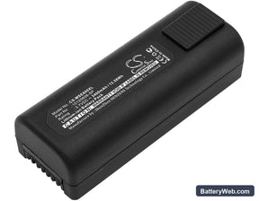 MSA E6000 TIC Replacement Battery, 3.7V, 3400mAh, Li-ion 1