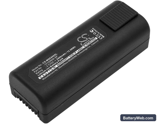MSA E6000 TIC Replacement Battery, 3.7V, 3400mAh, Li-ion 1