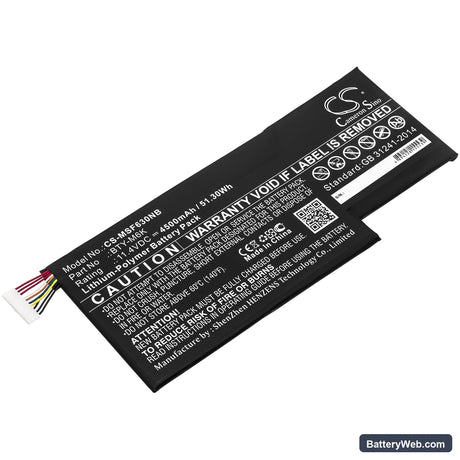 MSI GF63 8RC-005CN Replacement Battery, 11.4V, 4500mAh, Li-Polymer 1